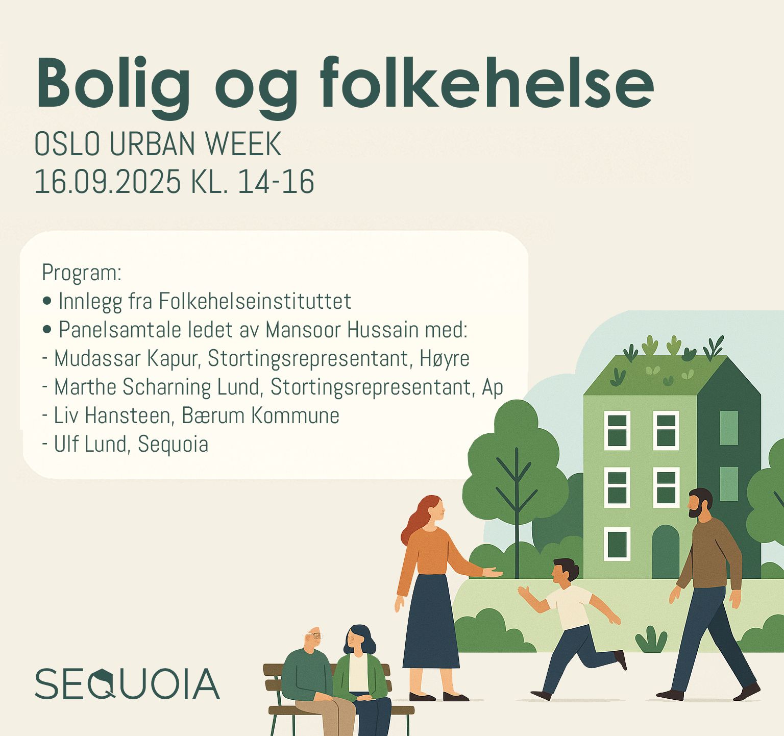 Vi løfter viktig tema under Oslo Urban Week 2025